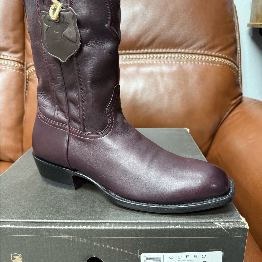 Cue Men's Brown Leather Boots